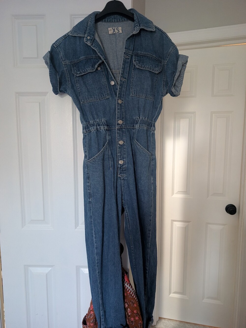 We The Free Marci Denim Coveralls, Size XS